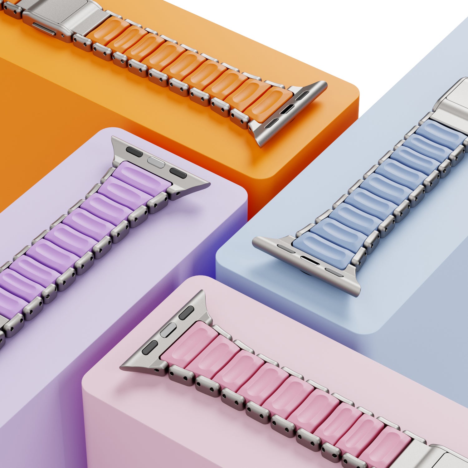 Titanium x FKM Dual Core Band For Apple Watch