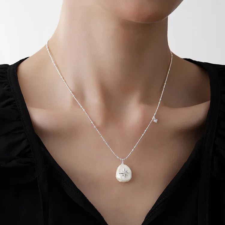The Celestial Polaris Baroque Pearl Necklace