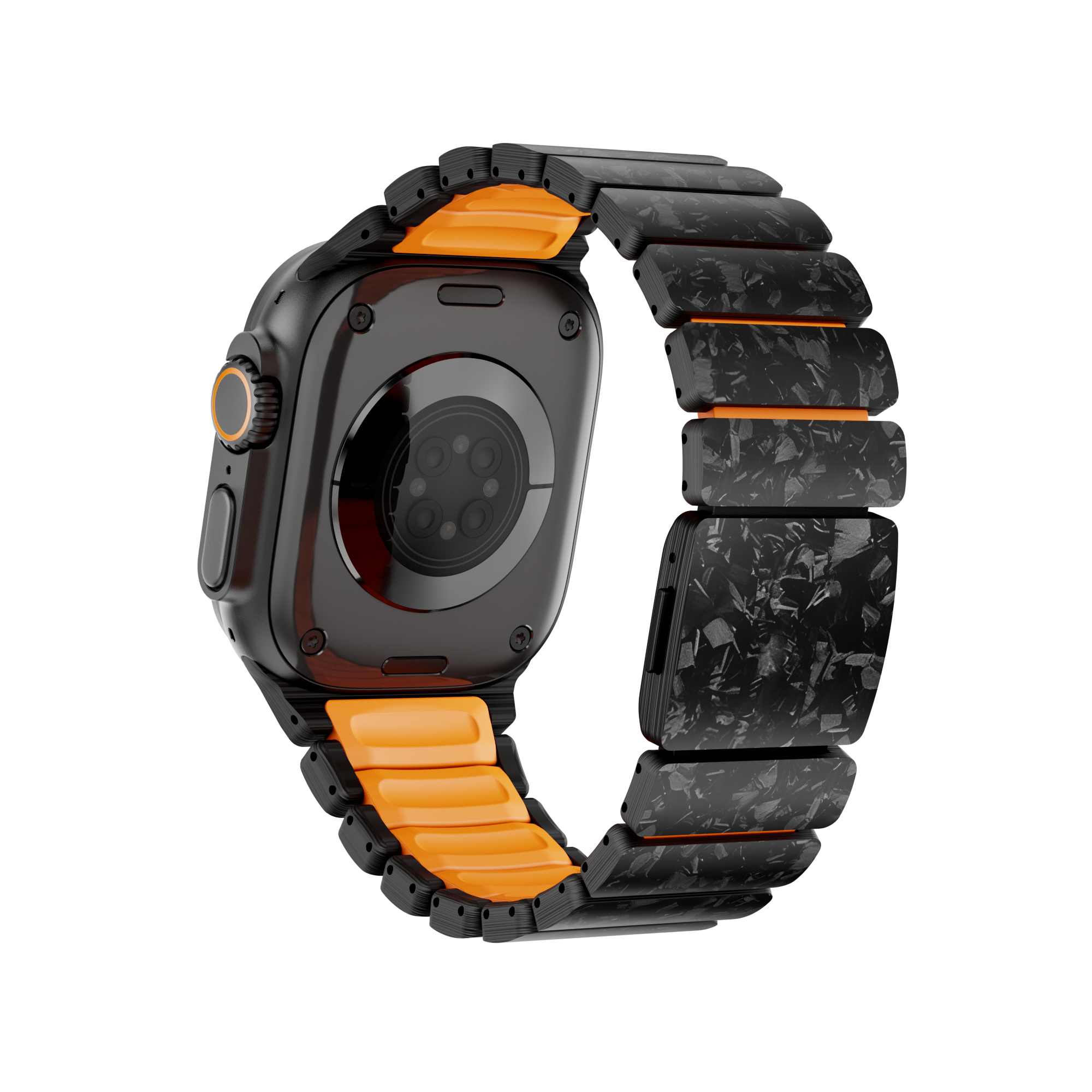 Forged Carbon & Fluoro-Tech Strap For Apple Watch