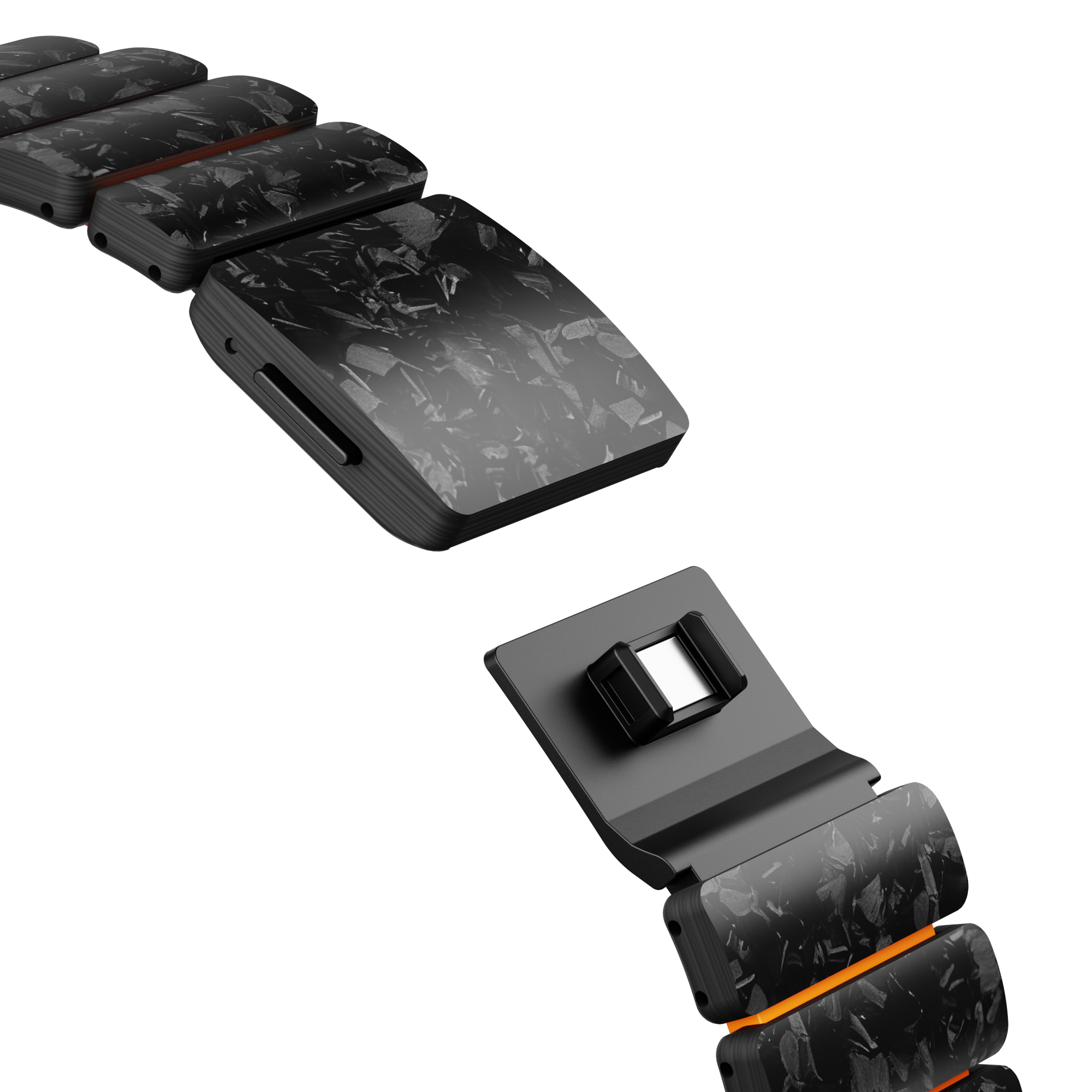 Forged Carbon & Fluoro-Tech Strap For Apple Watch