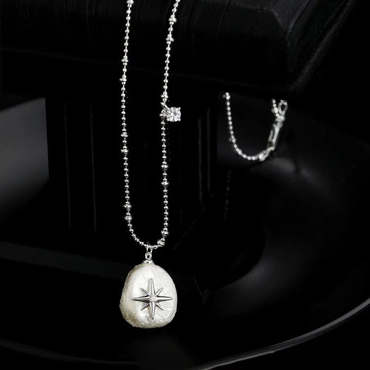 The Celestial Polaris Baroque Pearl Necklace