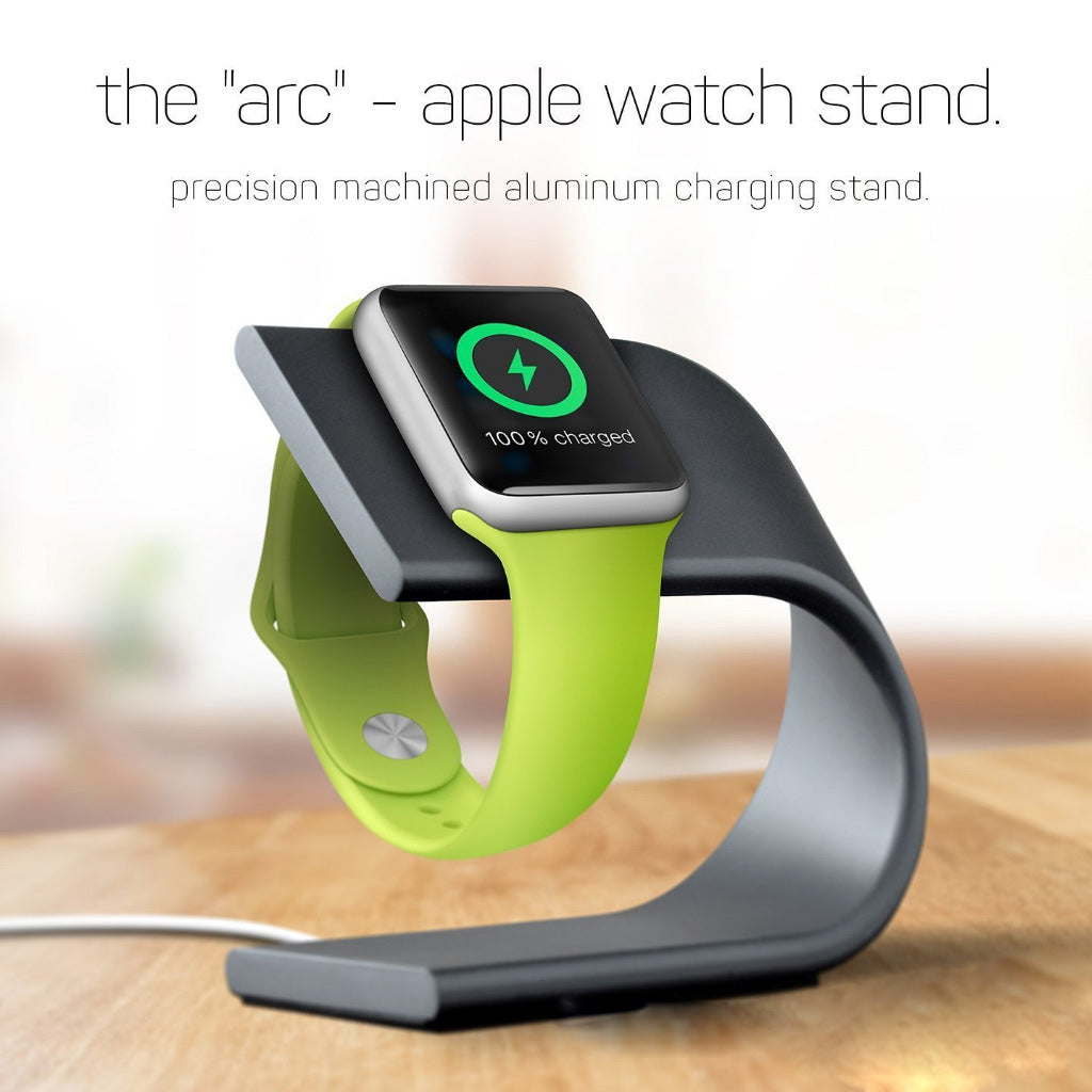 Aluminum Alloy U-shaped Charging Holder Stand For Apple watch