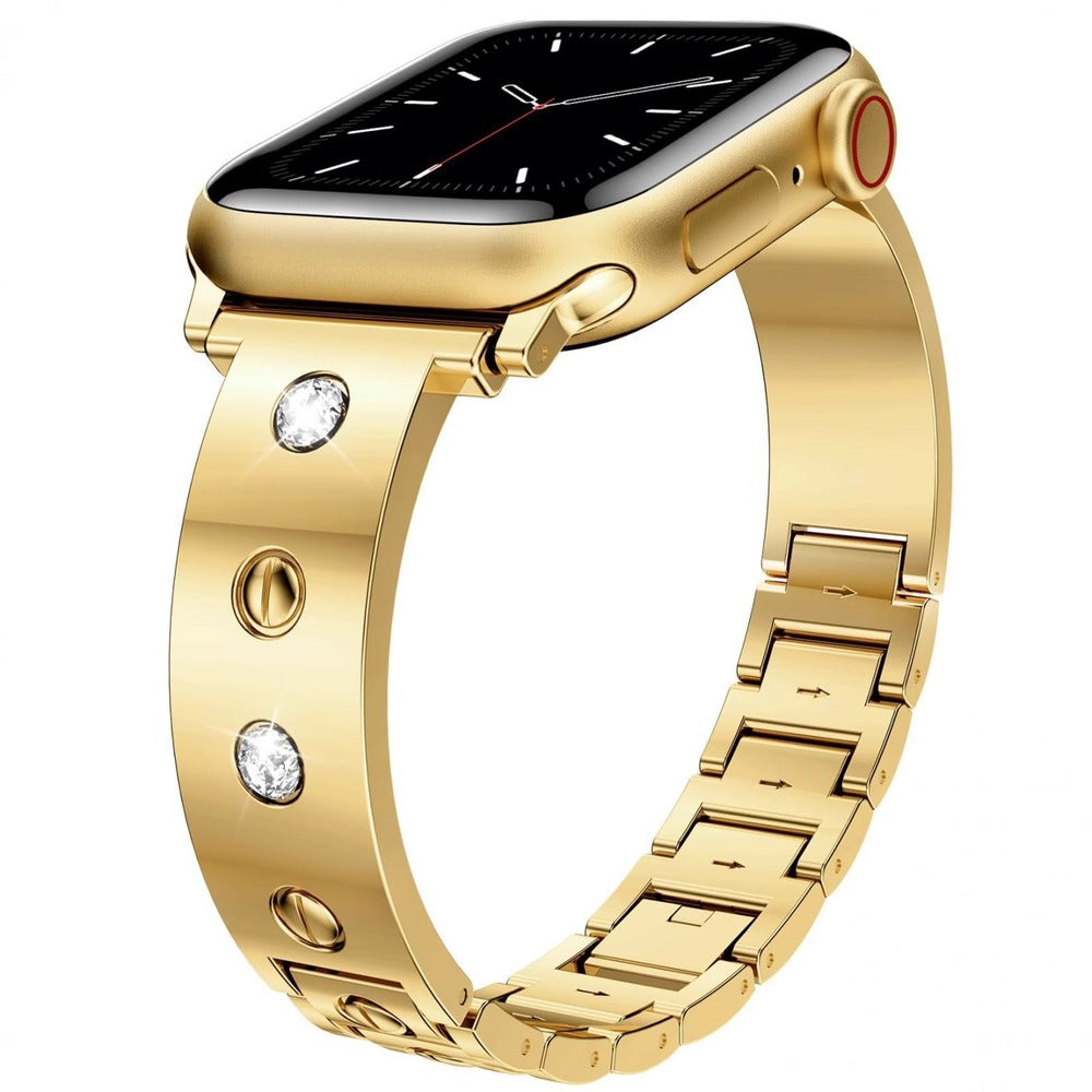 Diamond-studded metal buckle Bracelet