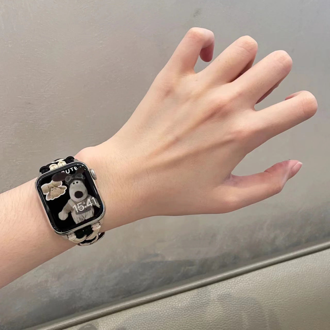 Stretch Braided Nylon Watch Strap For Apple Watch