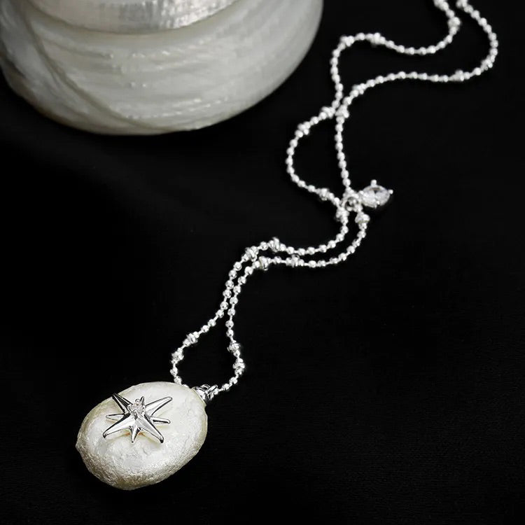 The Celestial Polaris Baroque Pearl Necklace