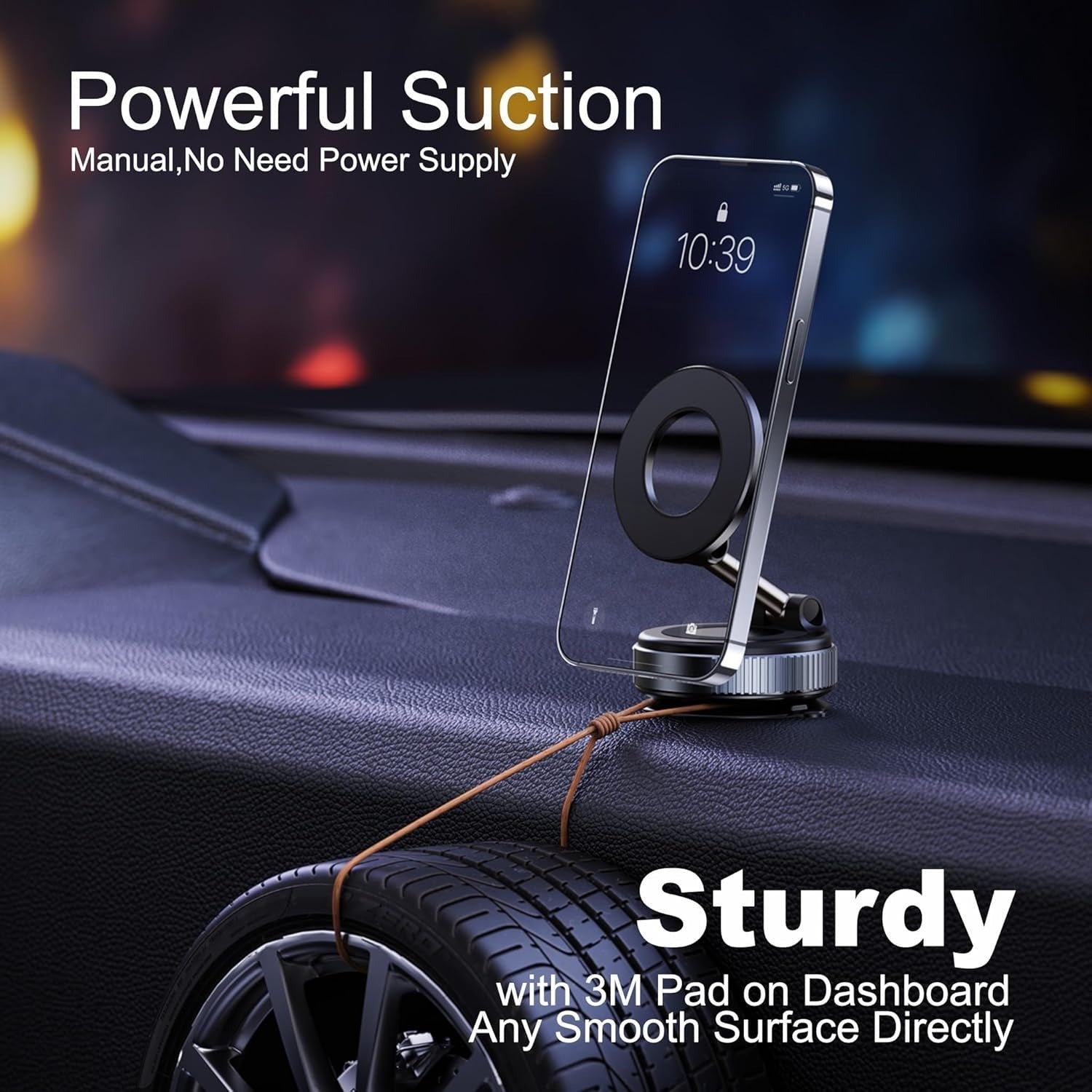 MAIKESS Folding Magnetic Car Mount
