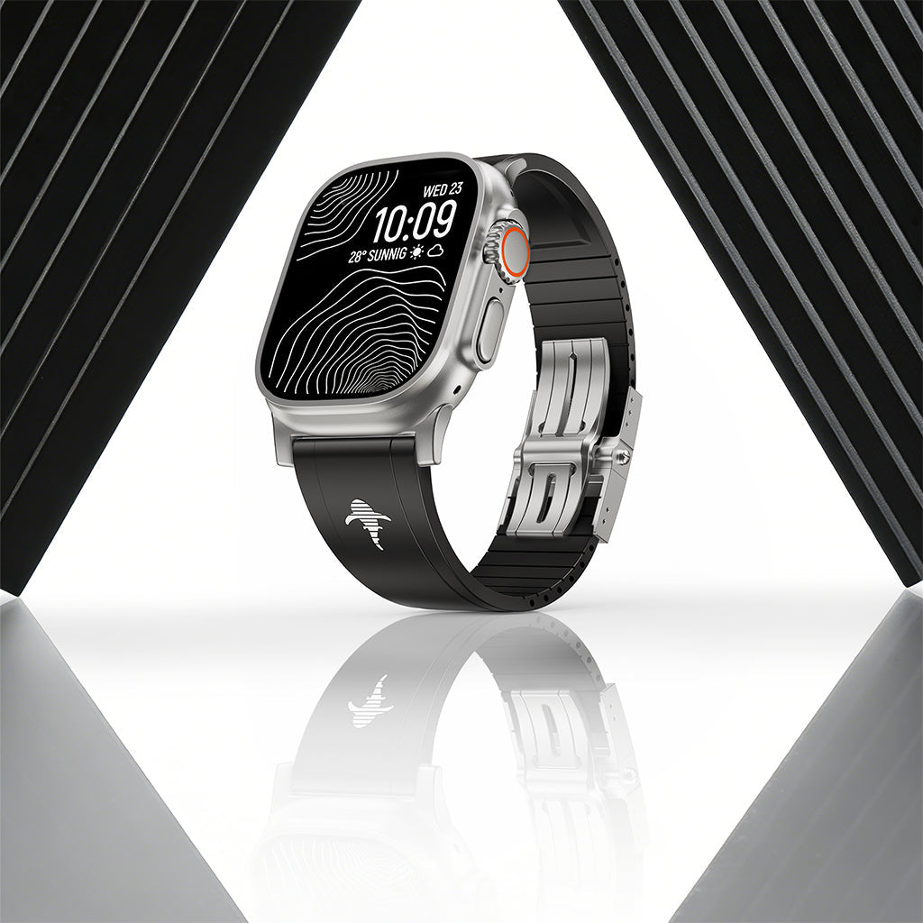 The Shark — Fine Watchmaking Grade FKM Apple Watch Band