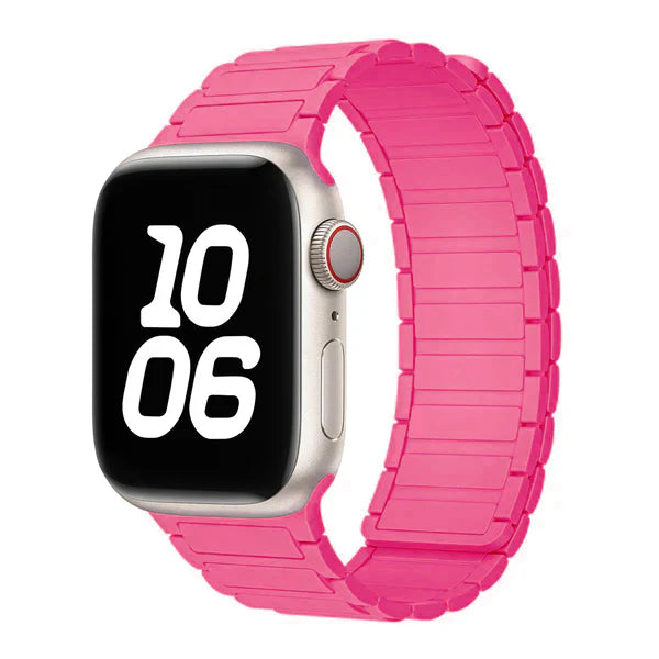 Silicone Magnetic Loop Watch Band For Apple Watch