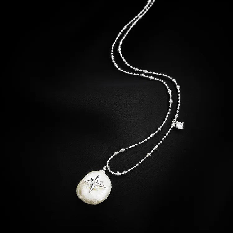 The Celestial Polaris Baroque Pearl Necklace