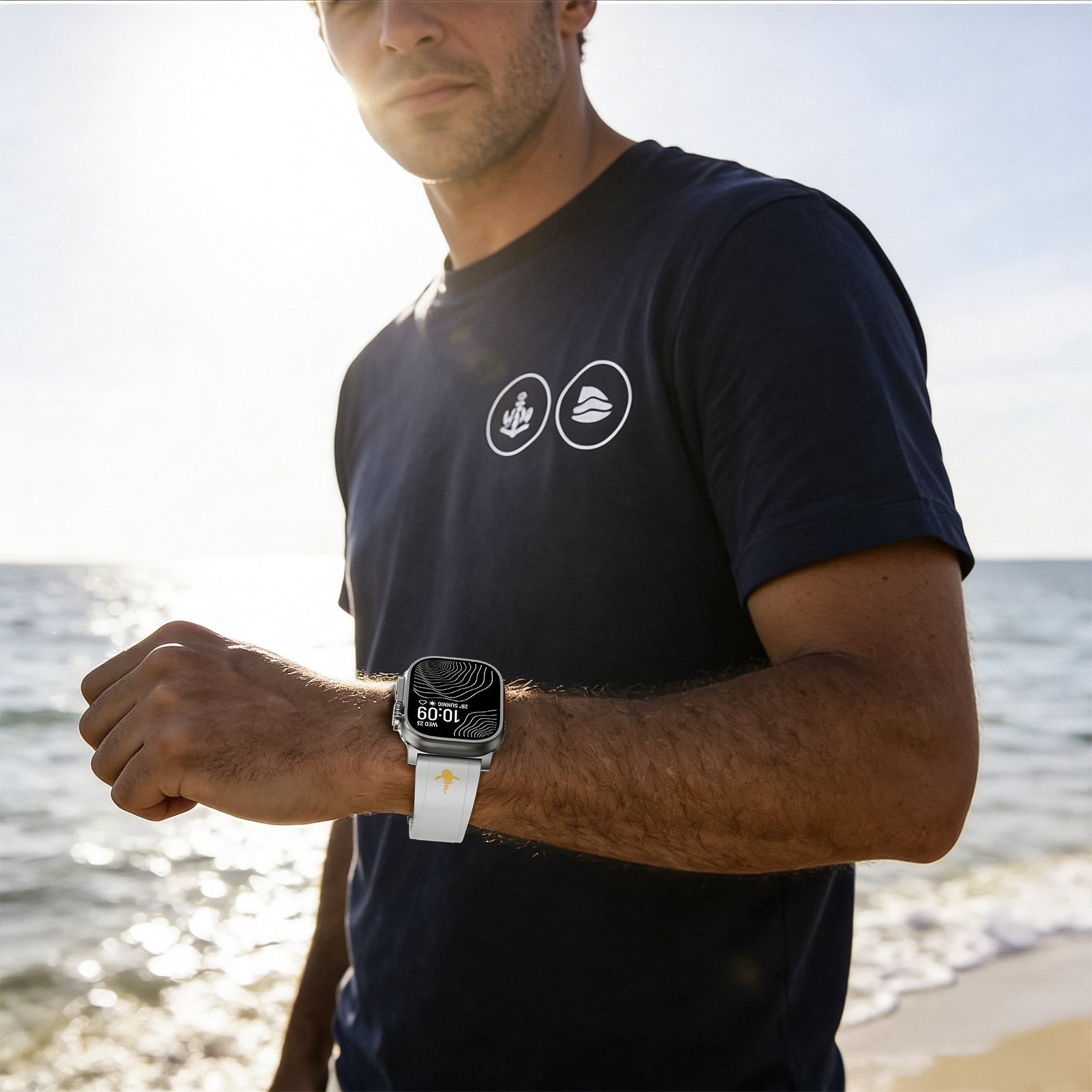 The Shark — Fine Watchmaking Grade FKM Apple Watch Band