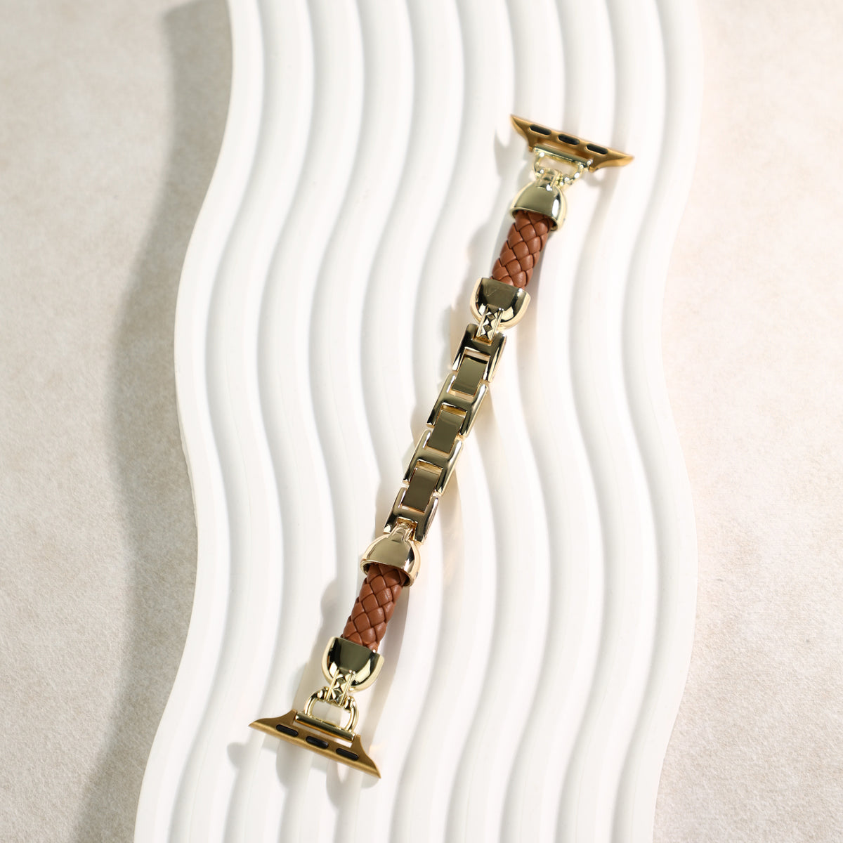 The Petite Braided Leather Bracelet
