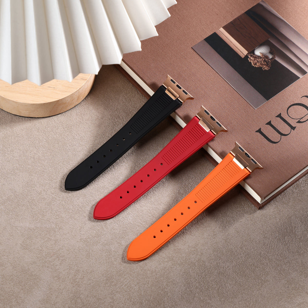 The Luxe Ridged Sport Strap For Apple Watch