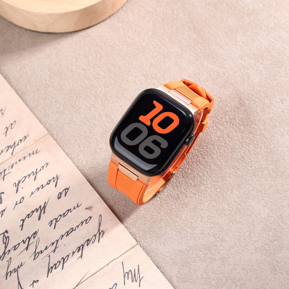 The Luxe Ridged Sport Strap For Apple Watch
