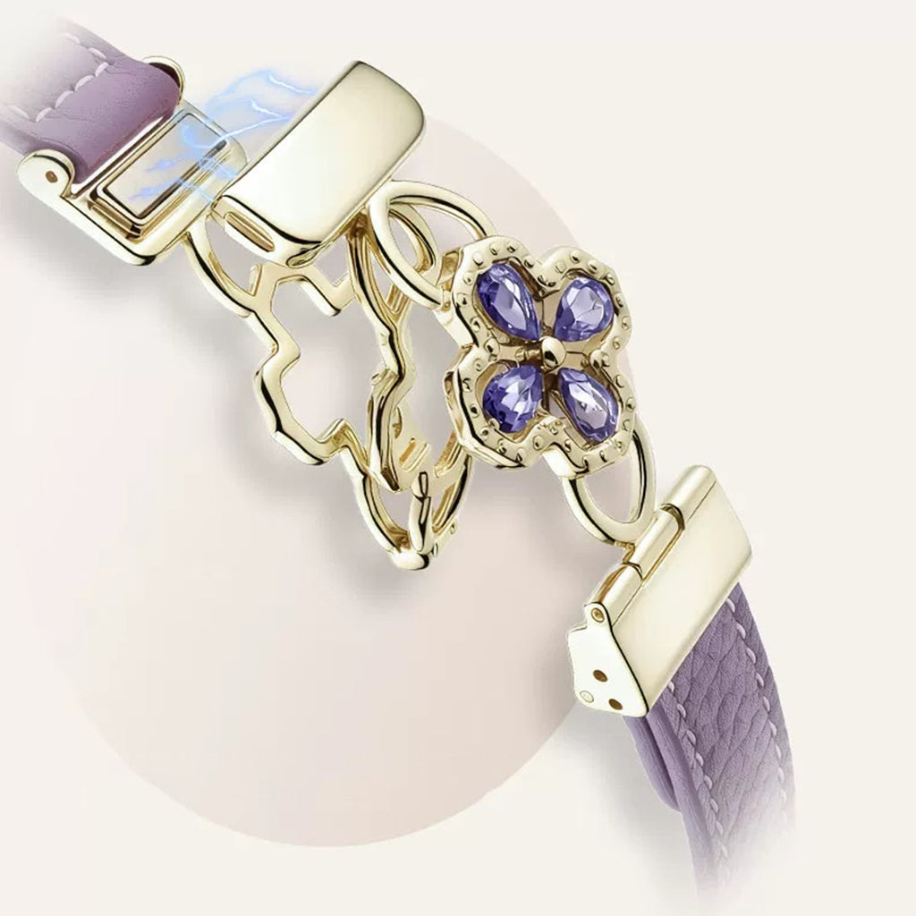 The Radiant Bloom Jewelry Leather Strap