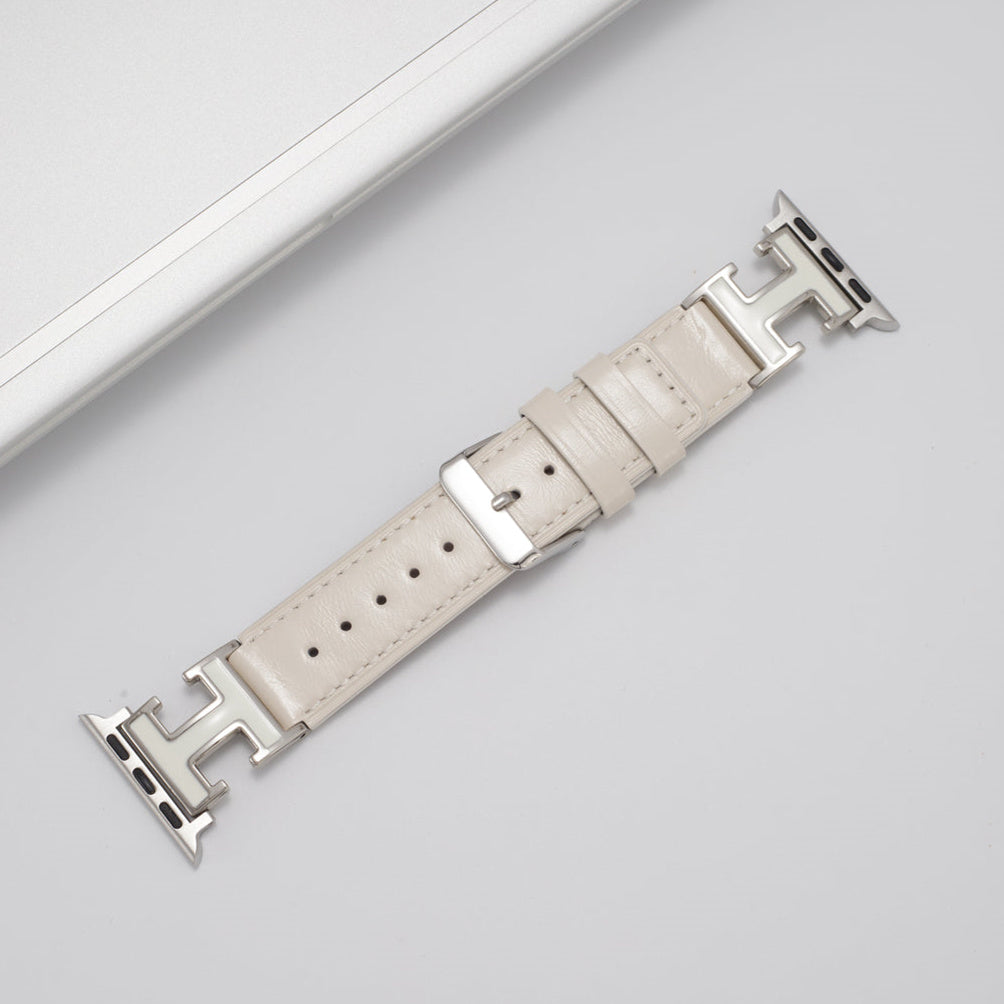 Elegant Holiday Leather Strap For Apple Watch
