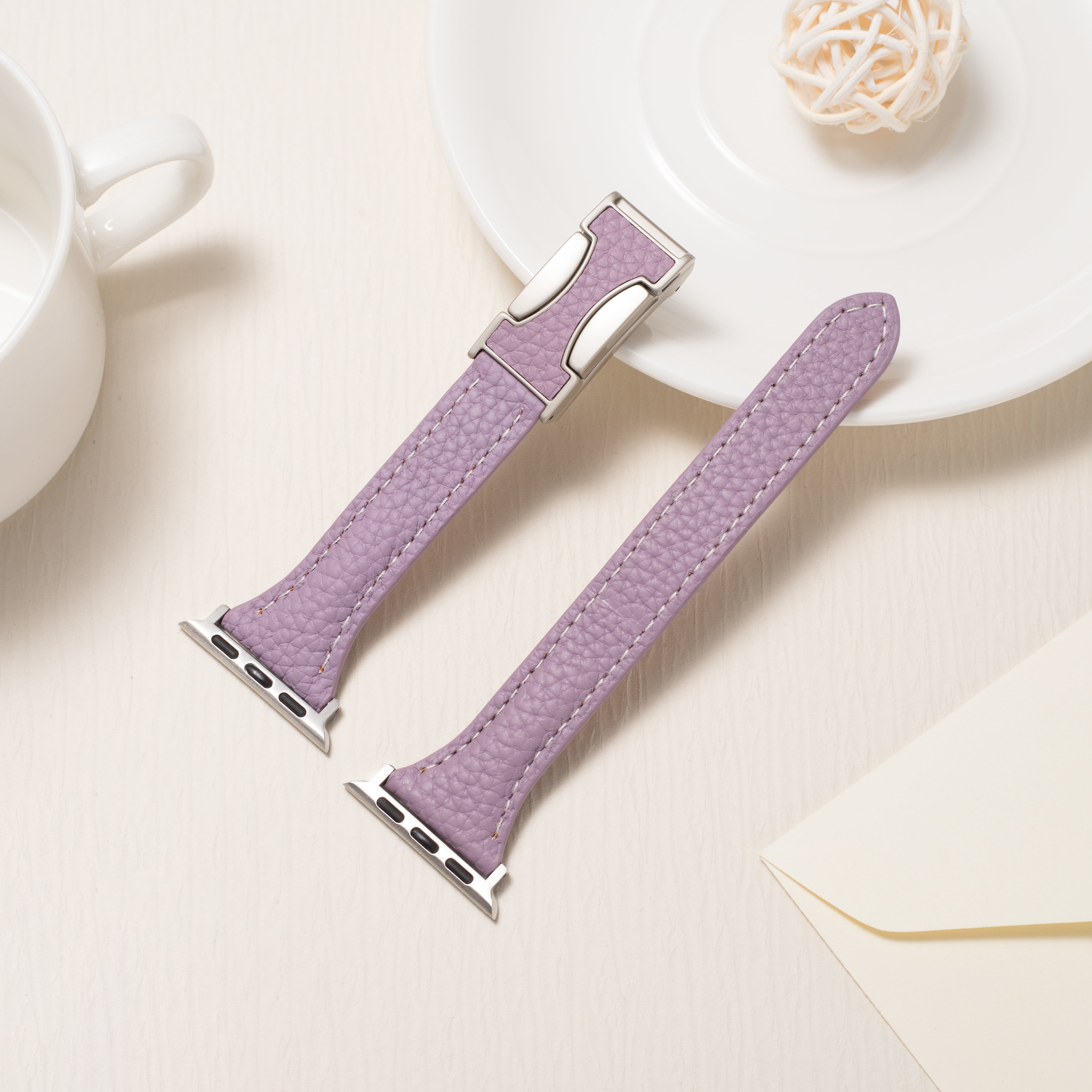 Leather Magnetic Buckle Strap for Apple Watch