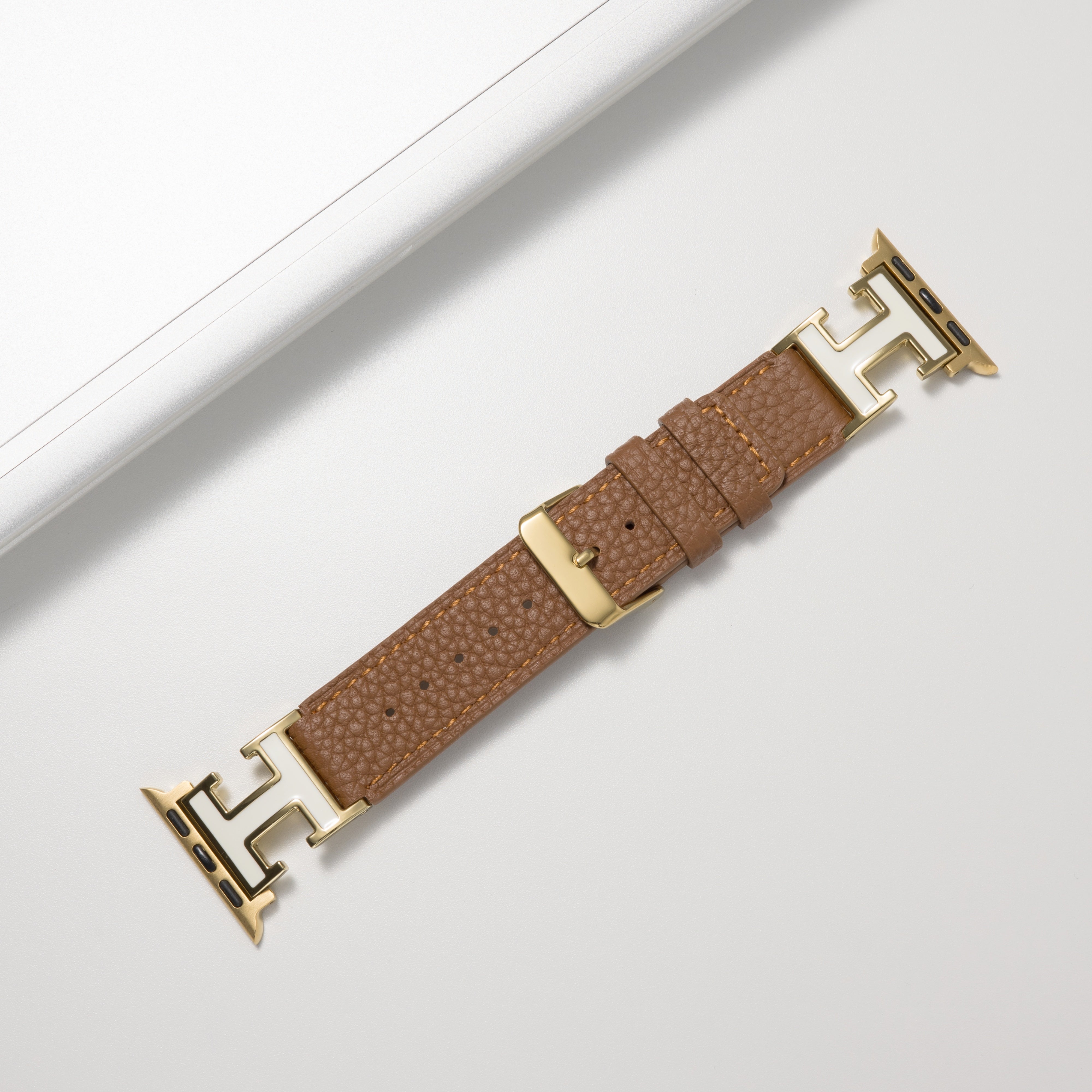 Elegant Holiday Leather Strap For Apple Watch
