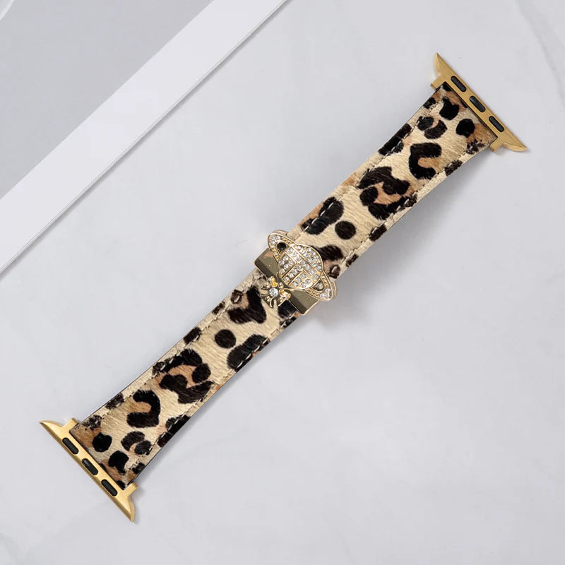 Saturn Magnetic Leather Strap For Apple Watch