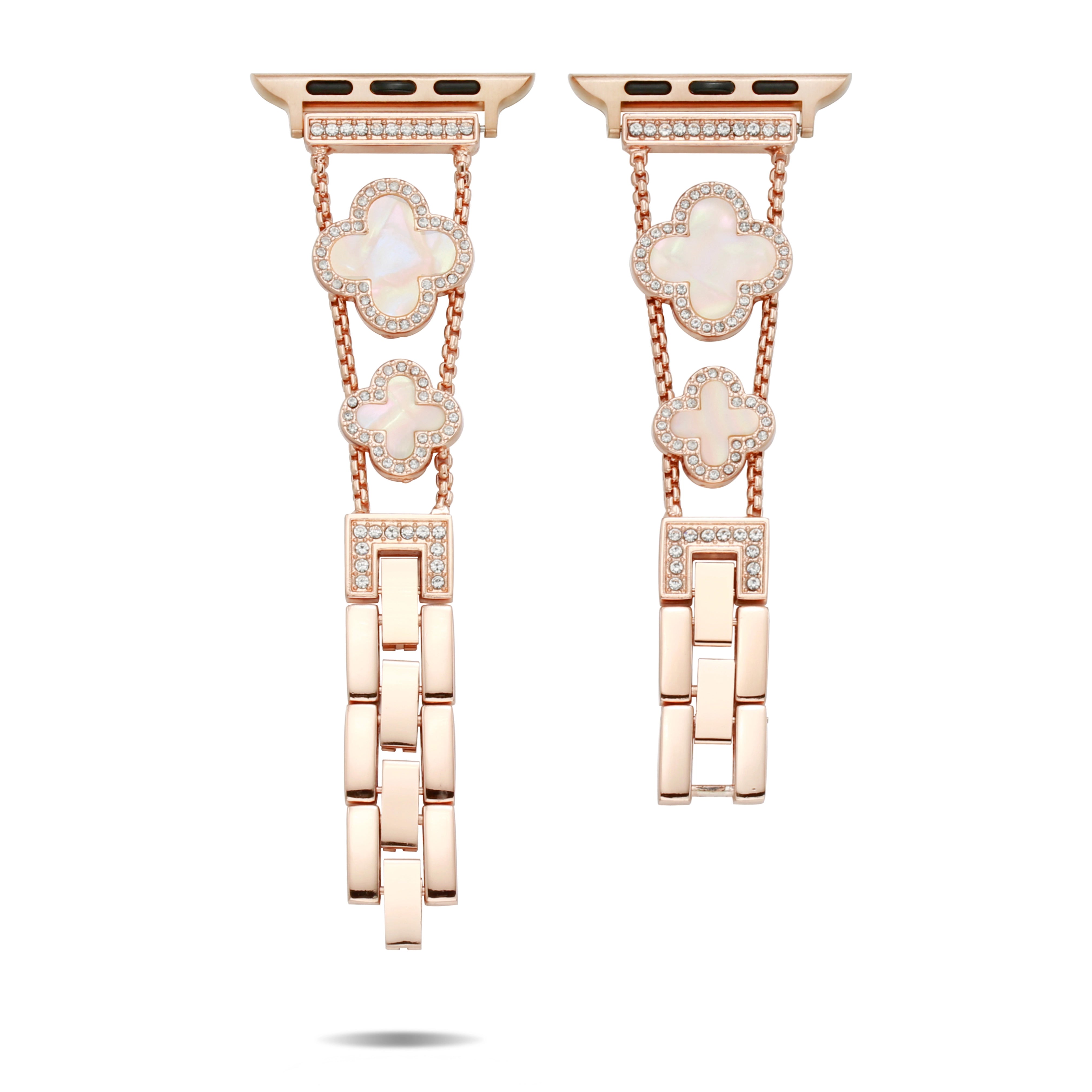 Flower Sparkle Diamond Chain Bracelet for Apple Watch