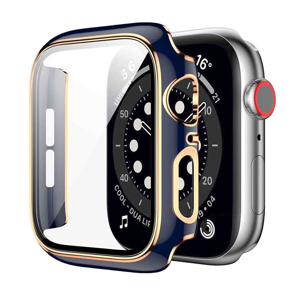 Two-Color Watch Case With Tempered Glass Film