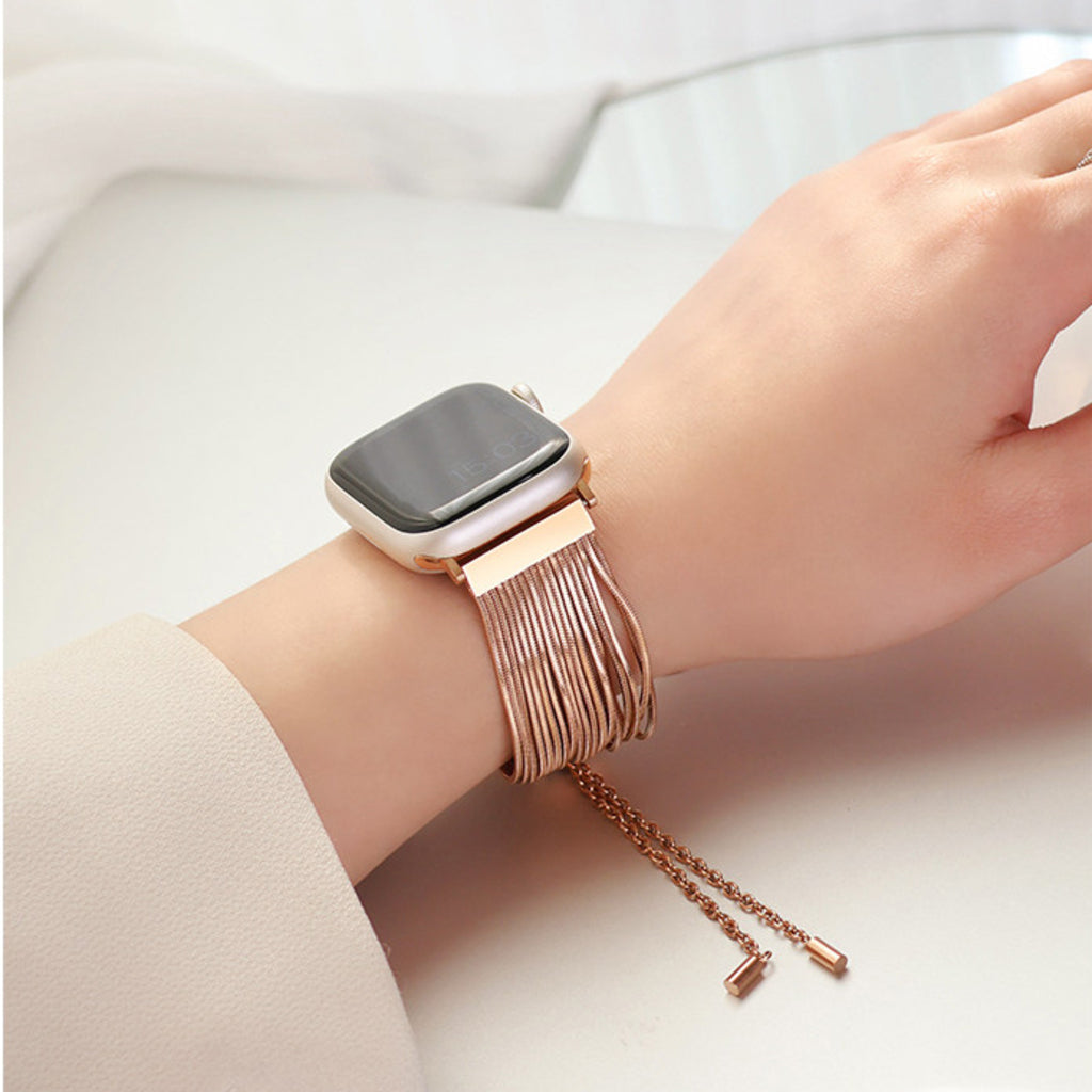 Boho Metallic Tassel Bracelet