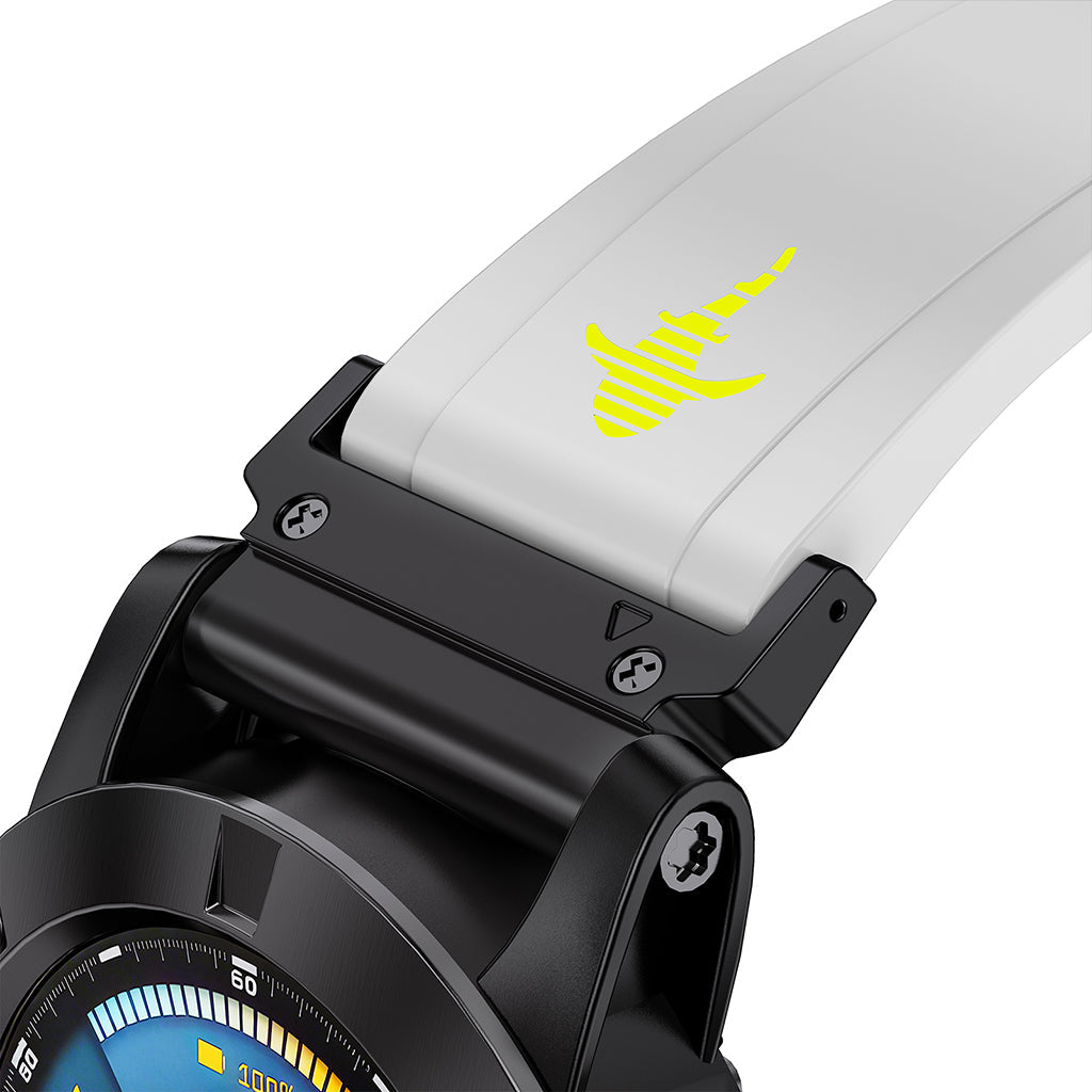 The Shark — Fine Watchmaking Grade FKM Garmin Watch Band