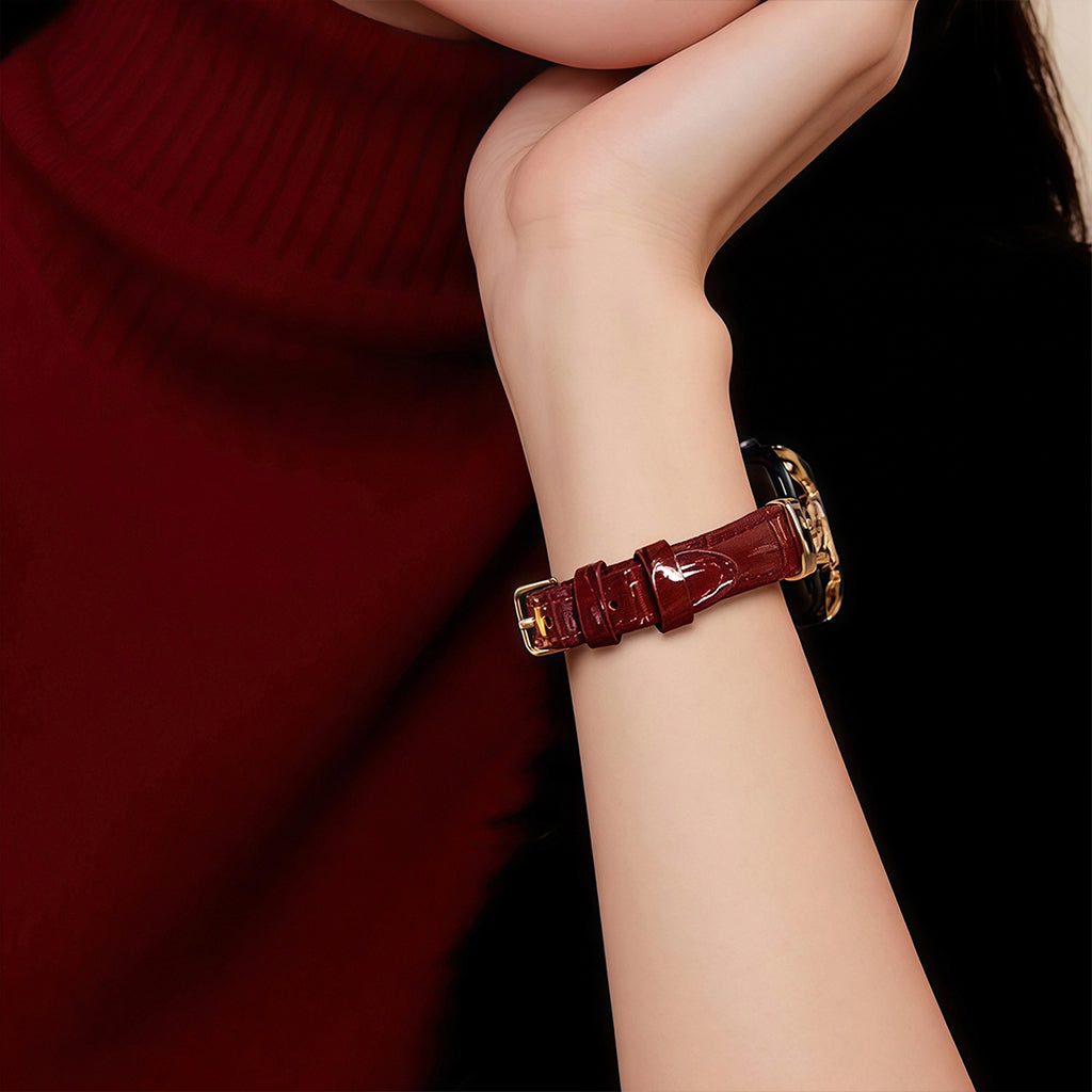 The Grace Slim Leather Strap