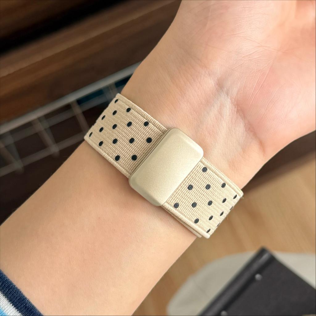 Classic Polka Dot Magnetic Nylon Strap For Apple Watch
