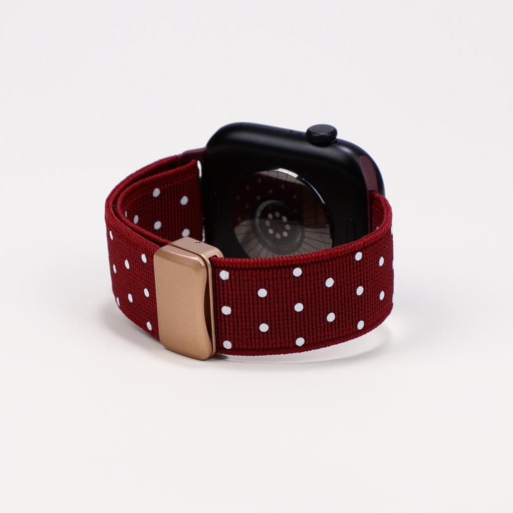 Classic Polka Dot Magnetic Nylon Strap For Apple Watch
