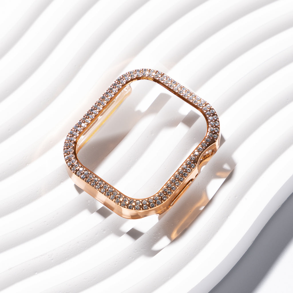 Rhinestone Tempered Glass Case Cover