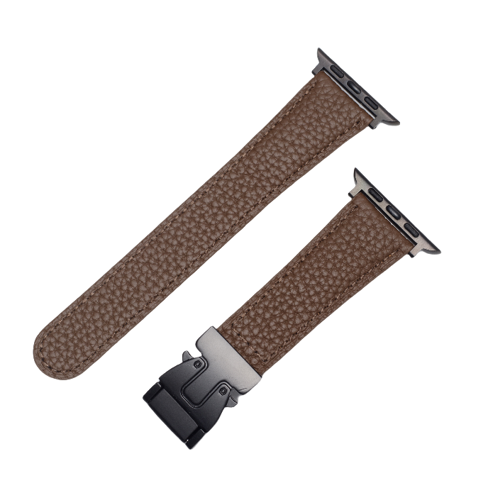 Magnetic Buckle Leather Strap For Apple Watch