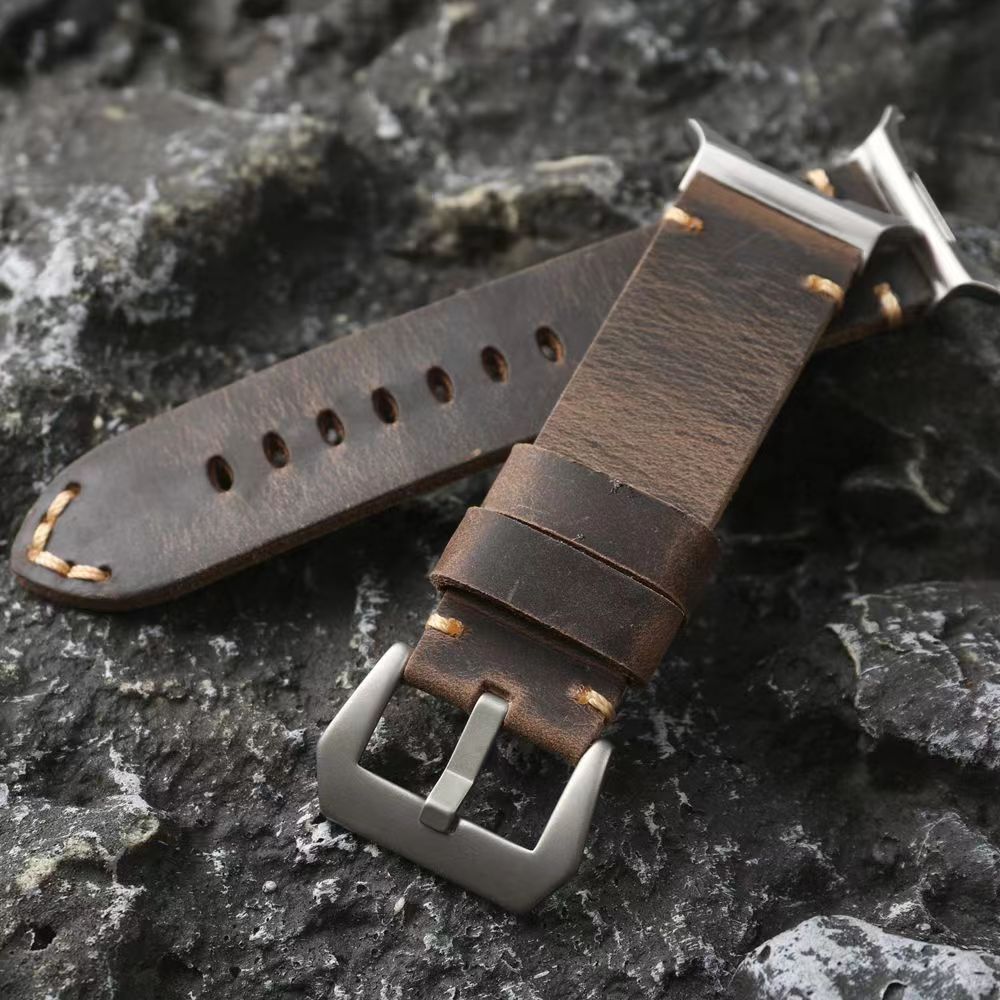 Vintage Handmade Leather Band For Samsung Watch Ultra
