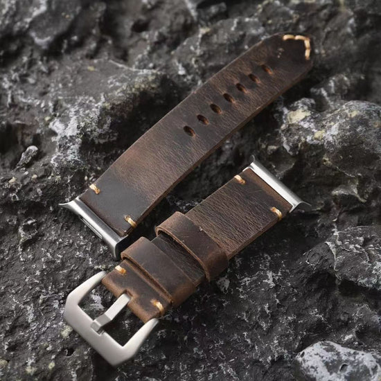 Vintage Handmade Leather Band For Samsung Watch Ultra