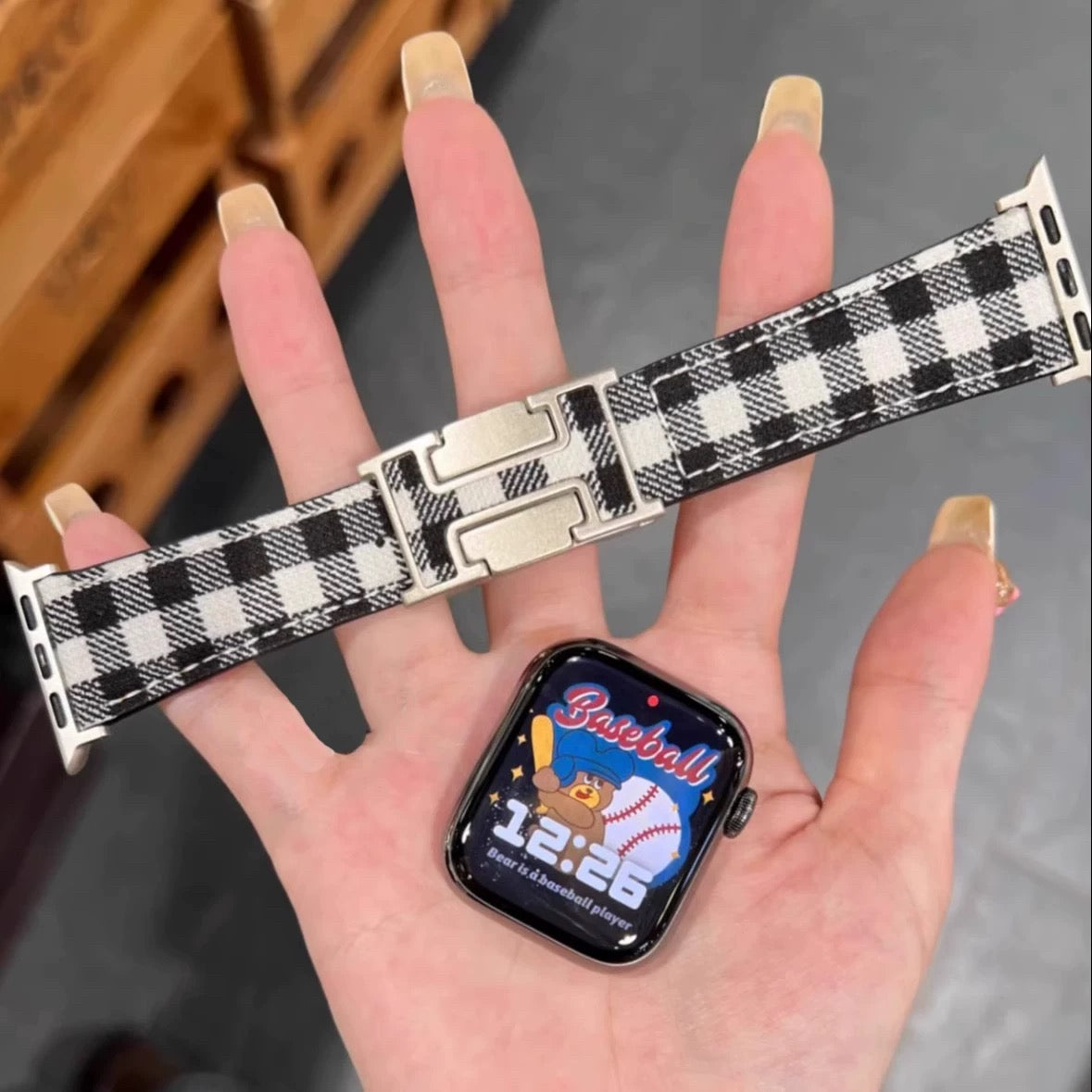 Designer canvas Strap For Apple Watch
