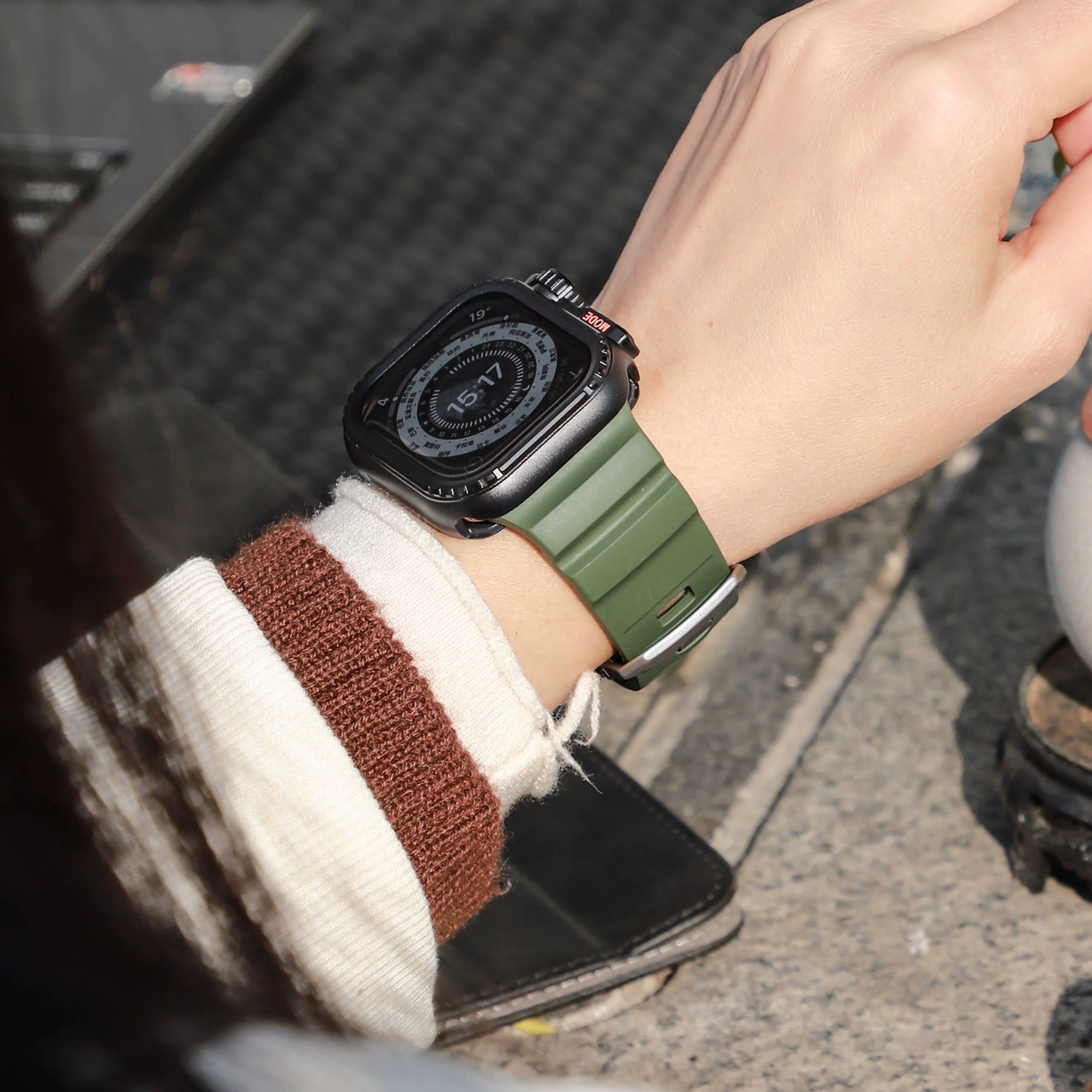Super Outdoor Sports Silicone Band For Apple Watch