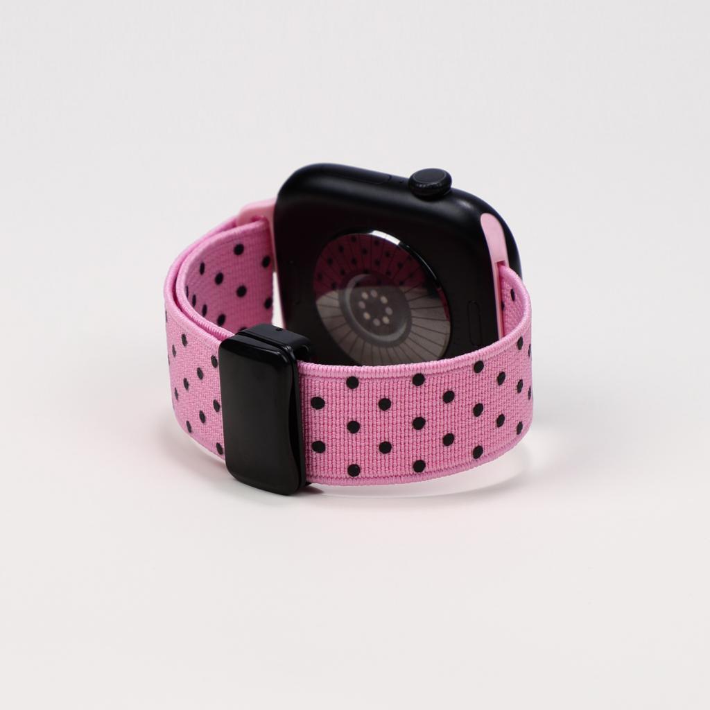Classic Polka Dot Magnetic Nylon Strap For Apple Watch