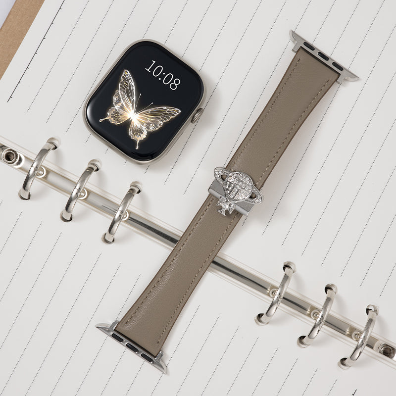 Saturn Magnetic Leather Strap For Apple Watch