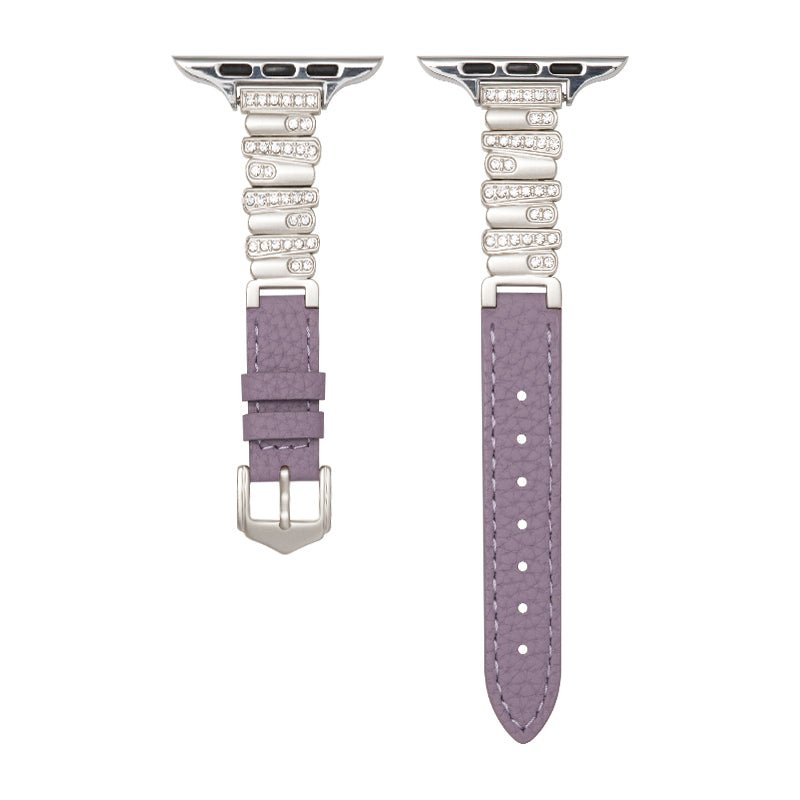 Irregular Leather Strap For Apple Watch