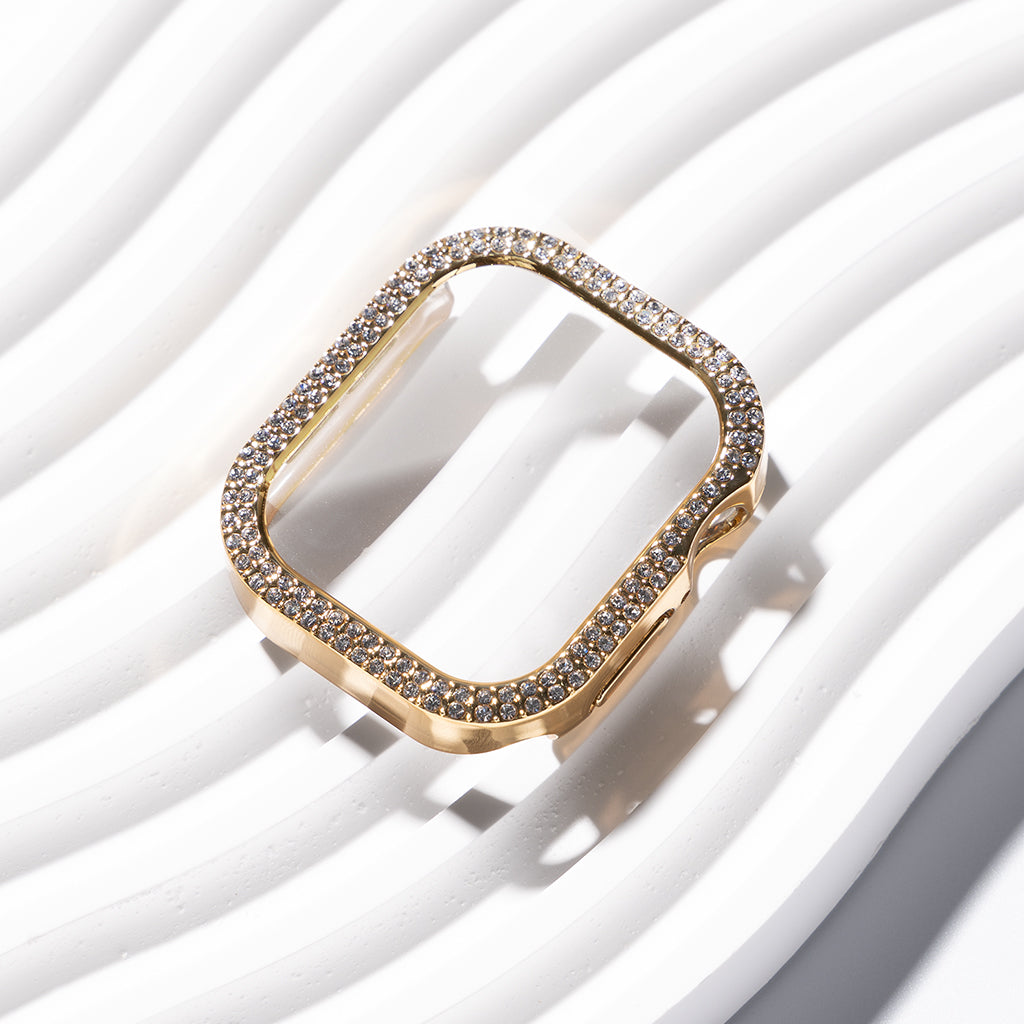 Rhinestone Tempered Glass Case Cover