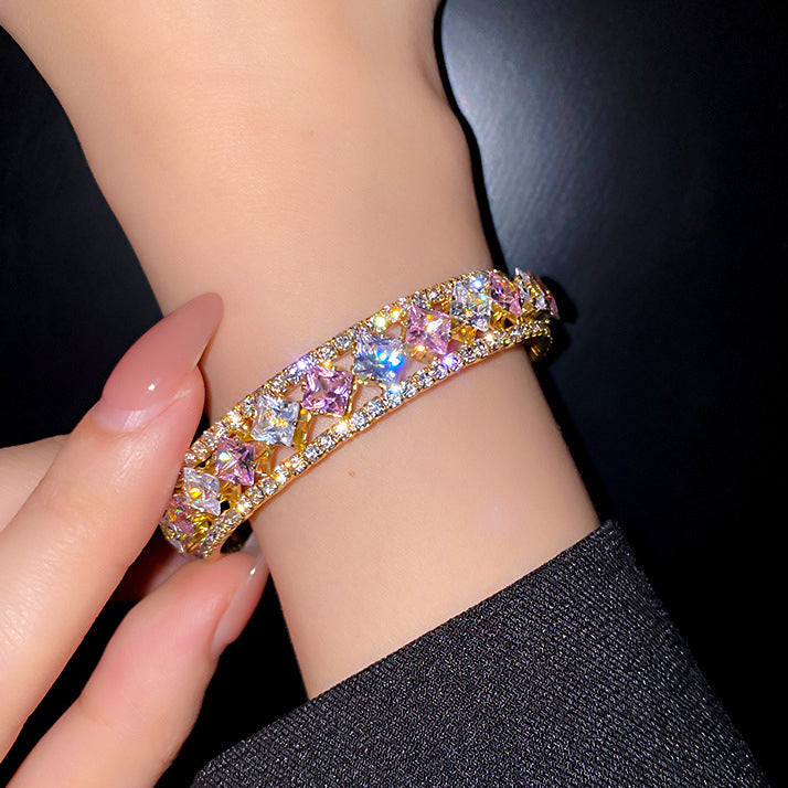 Luxe Filigree Gemstone Bracelet