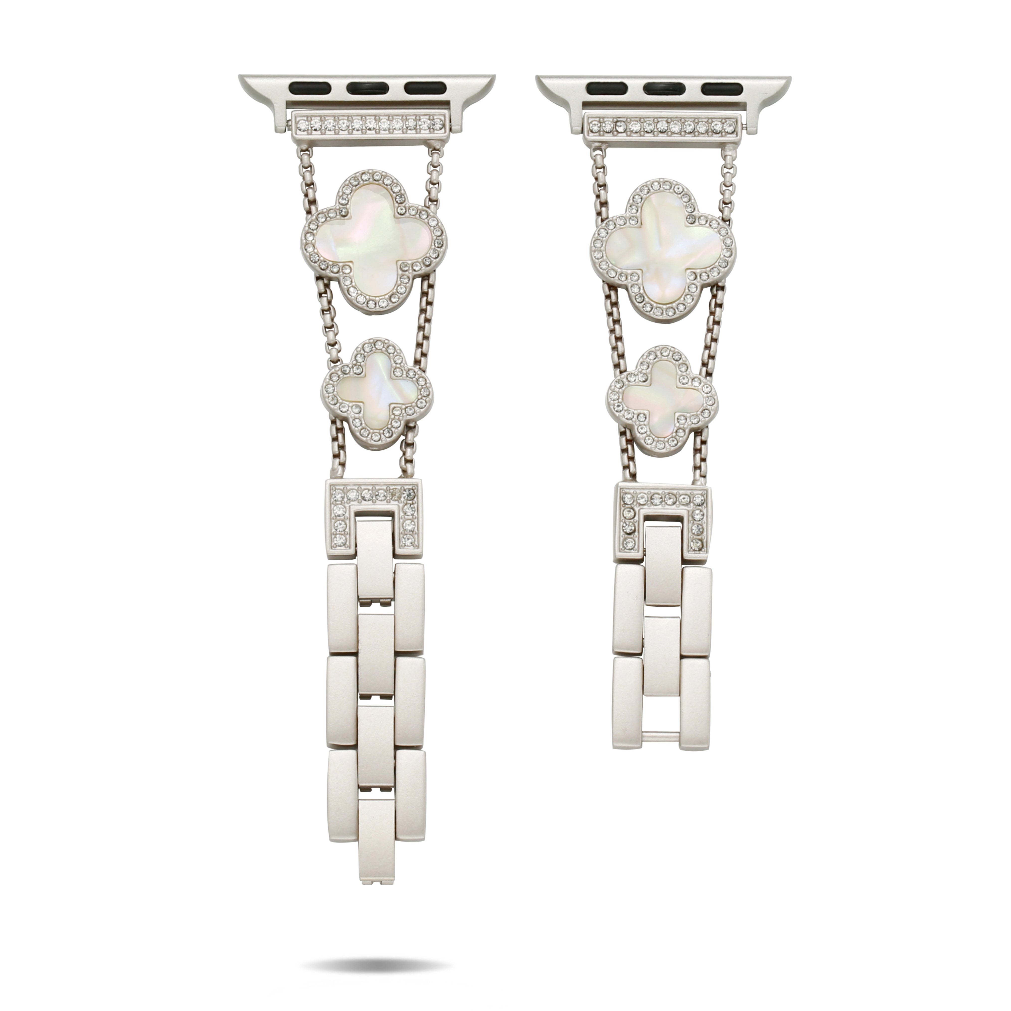 Flower Sparkle Diamond Chain Bracelet for Apple Watch