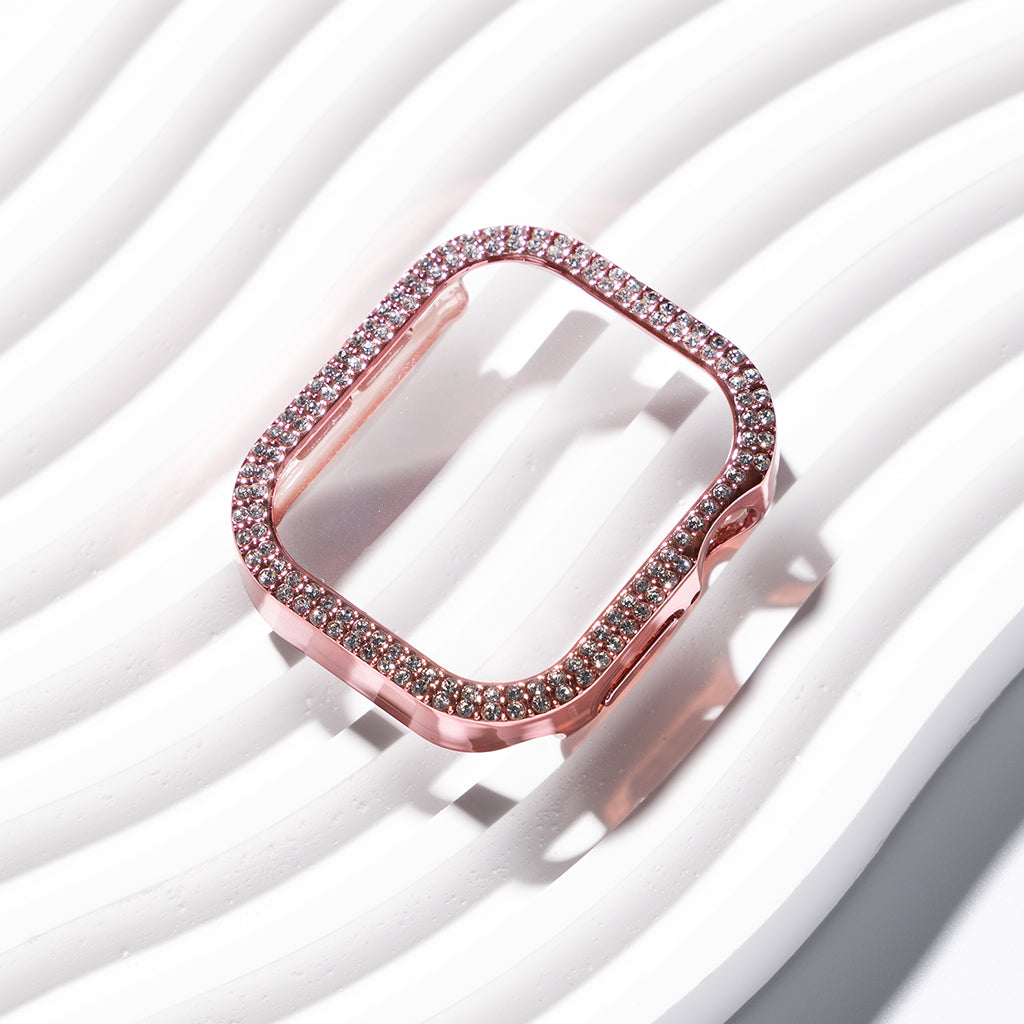 Rhinestone Tempered Glass Case Cover