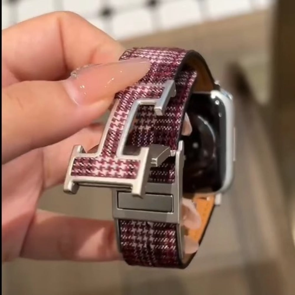 Designer canvas Strap For Apple Watch
