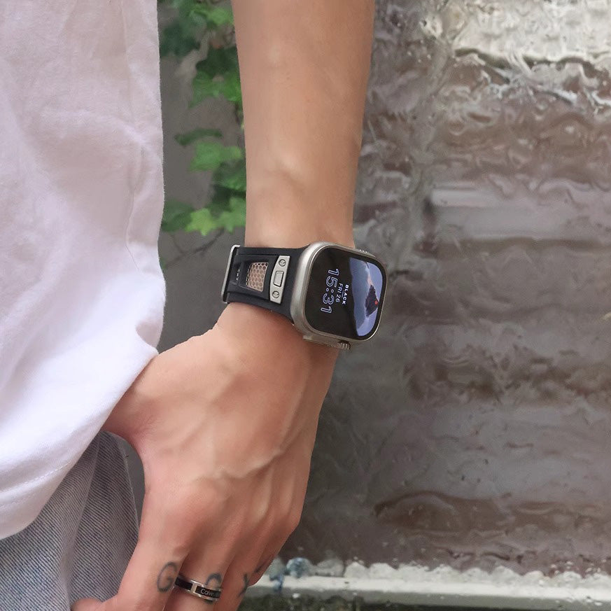 Grid Rugged Sport Band For Apple Watch