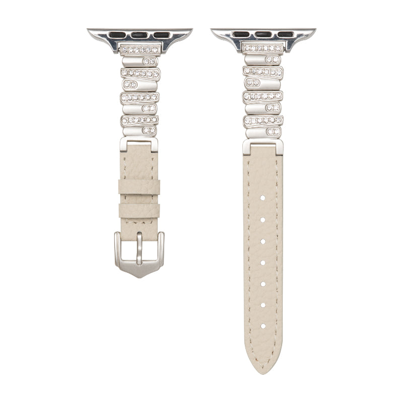 Irregular Leather Strap For Apple Watch