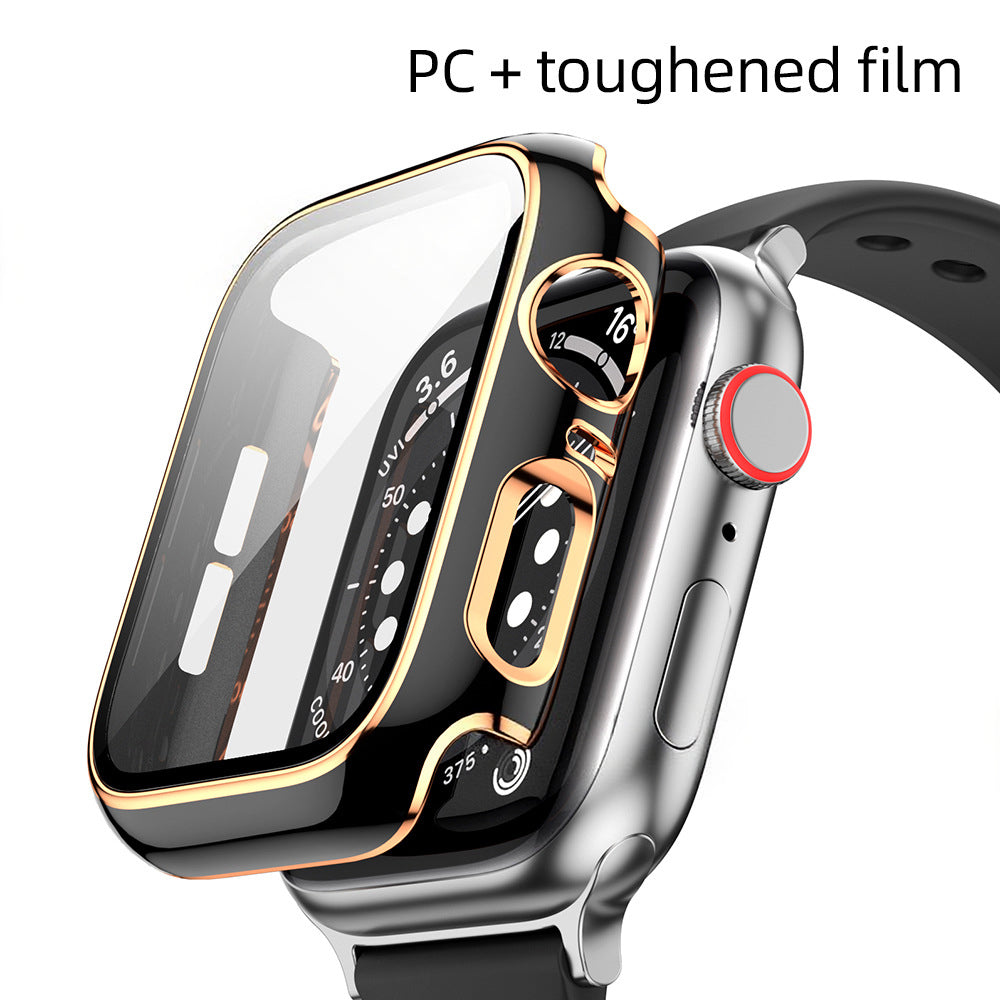 Two-Color Watch Case With Tempered Glass Film
