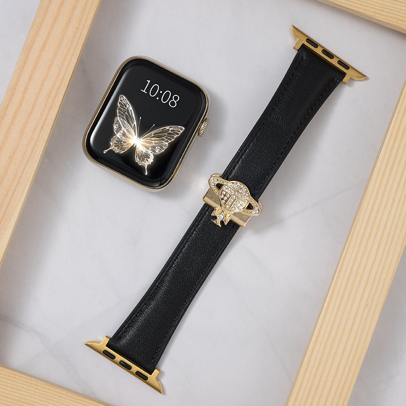 Saturn Magnetic Leather Strap For Apple Watch
