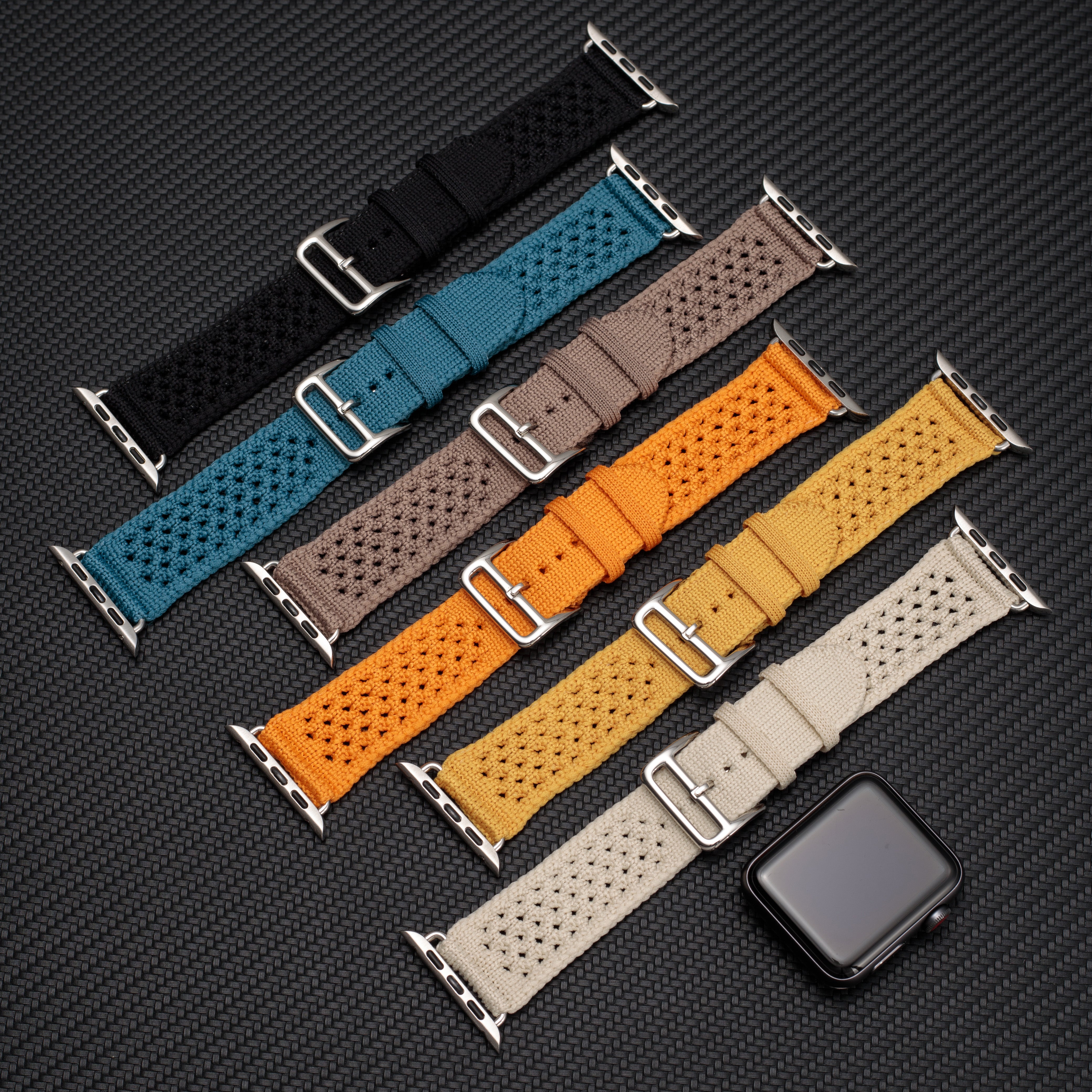 Knitted Nylon Strap For Apple Watch