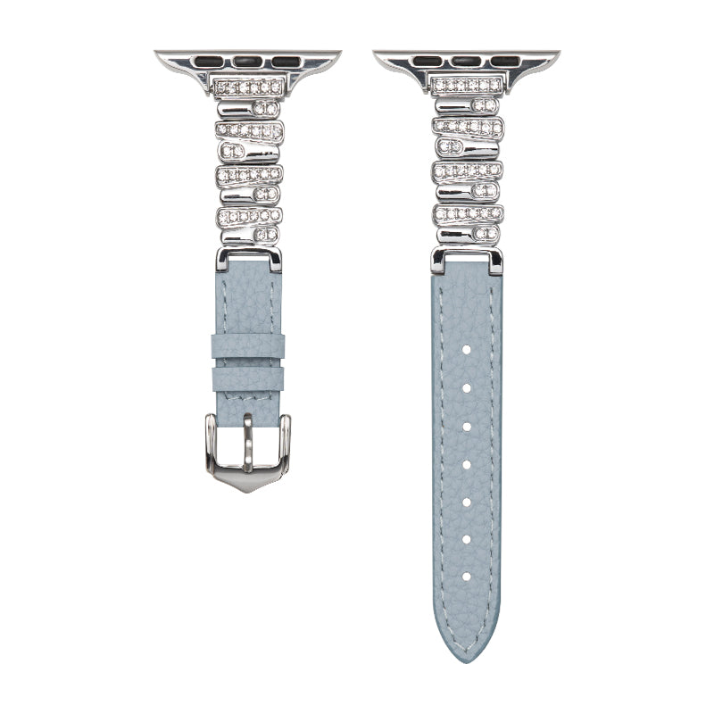 Irregular Leather Strap For Apple Watch