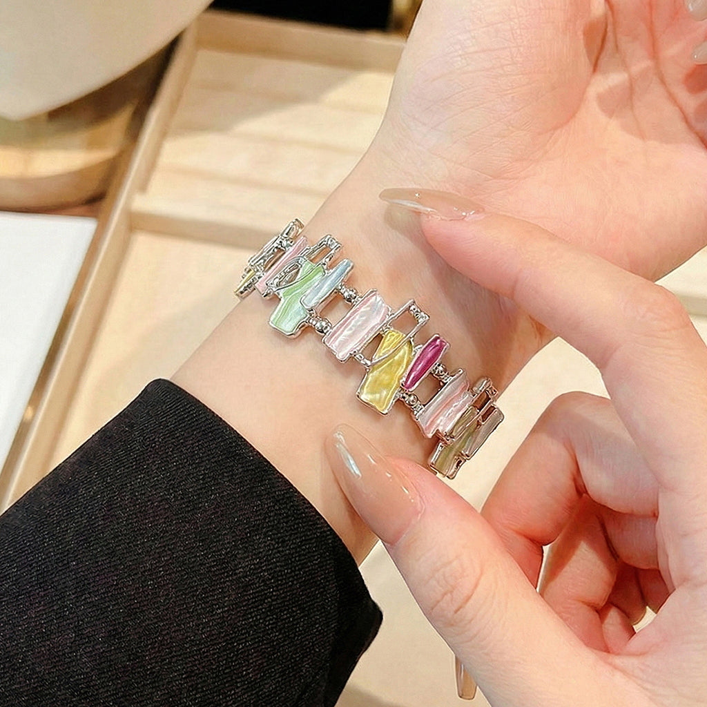 Mosaic Enamel Jewelry Bracelet